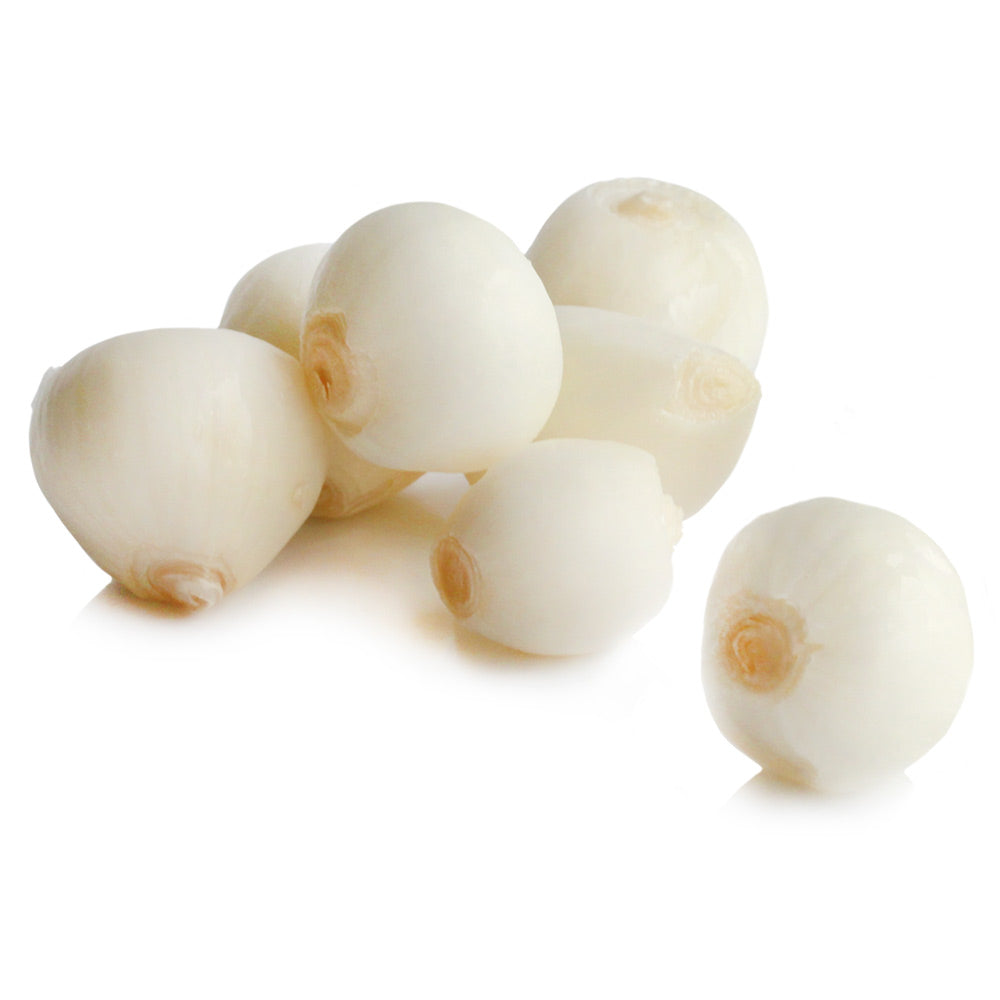 Wholesale Panda Farms Each Peeled White Pearl Onions- Bulk