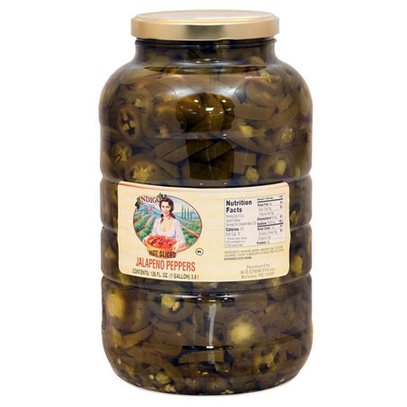 Wholesale Indigo Each Sliced Jalapeno Peppers- Bulk