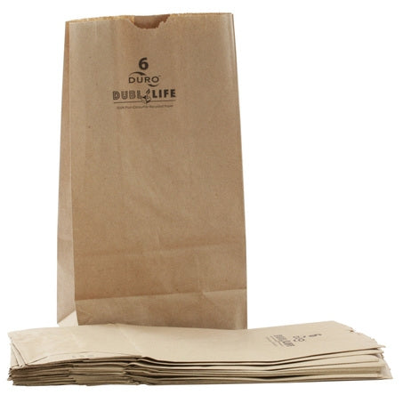 Wholesale Duro Case Brown Paper Bags #6- Bulk