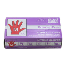 Wholesale Valugards Case Gloves Nitrile Purple Powder Free Medium- Bulk