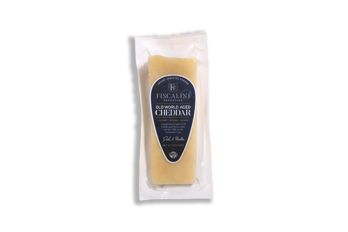 Wholesale Fiscalini Old World Aged Cheddar 5O- Bulk