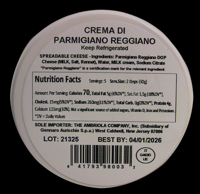 Wholesale Auricchio Crema Di Parm. Reggiano- Bulk