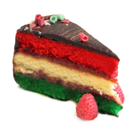 Wholesale Simply Del. Each 14 Slice Italian Rainbow Cake- Bulk