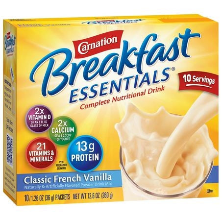 Wholesale Carnation Case Breakfast Essentials Instant Vanilla Drink Mix- Bulk