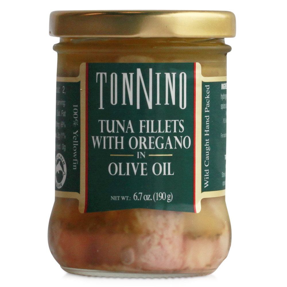 Wholesale Tonnino Case Tuna Fillets With Oregano In Olive Oil- Bulk