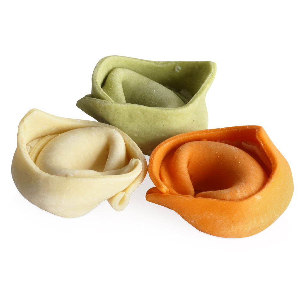 Wholesale Dairy Maid Case Frozen Tri-Color Tortellini- Bulk