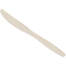 Wholesale Biodegradeable Case Heavy Duty Natural Color Plastic Knife- Bulk