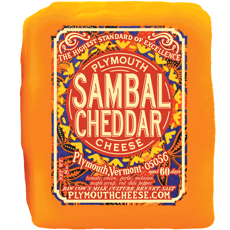 Wholesale Plymouth Sambal Cheddar- Bulk