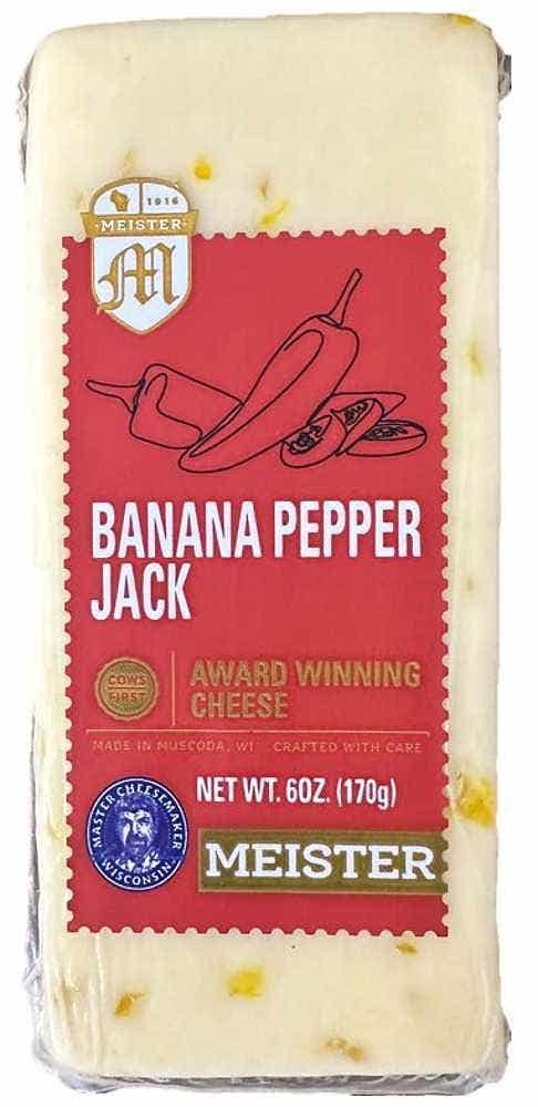 Wholesale Meister Cheese Company Banana Pepper Jack 6 Oz- Bulk