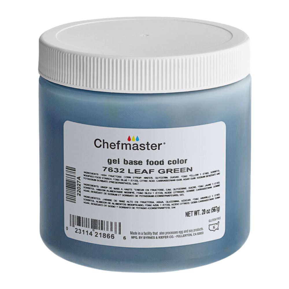 Wholesale Chefmaster Case Gel Green Leaf Food Color- Bulk