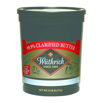 Wholesale Wuthrich Clarified Butter 5lb- Bulk