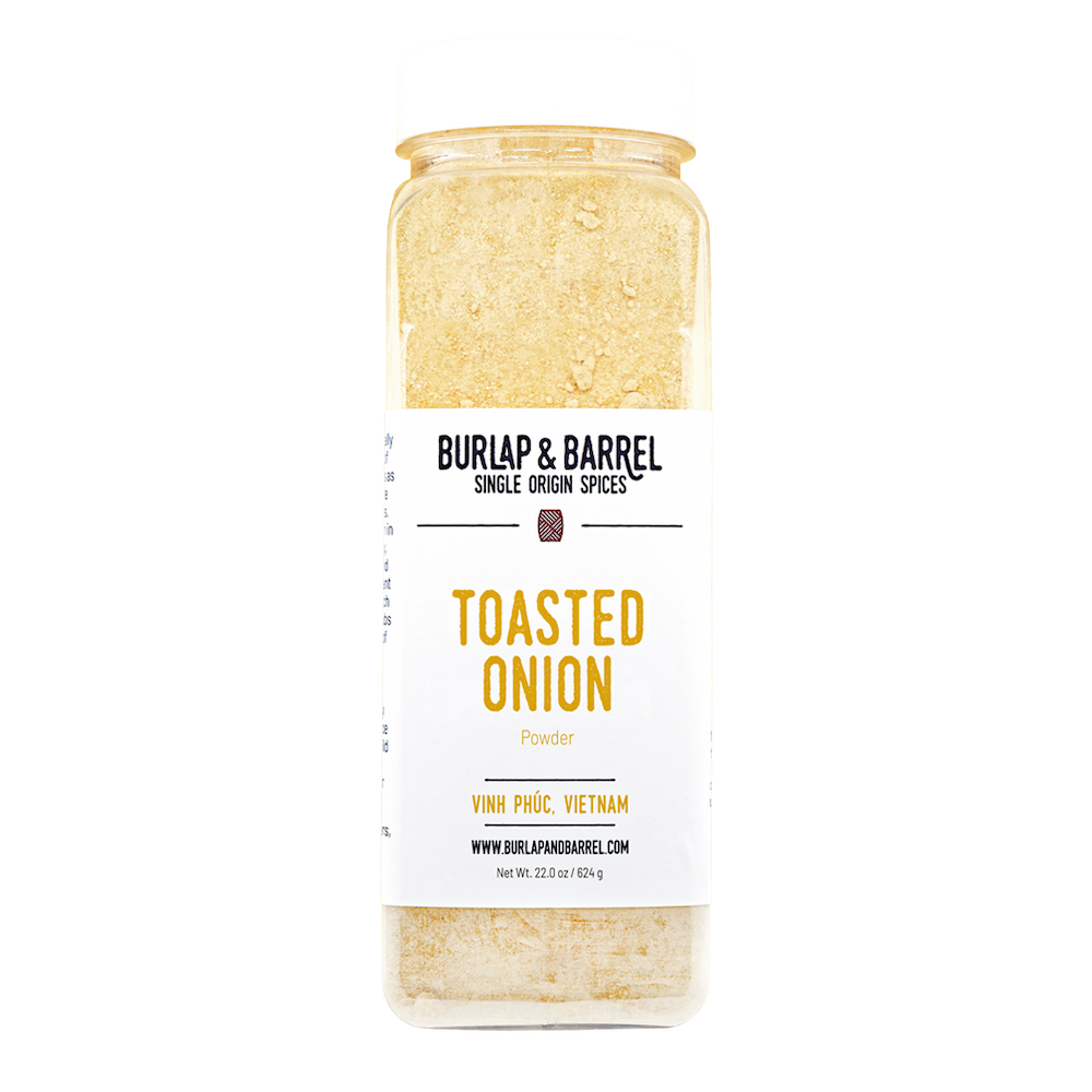Wholesale Burlap & Barrel Toasted Onion Powder 22oz- Bulk