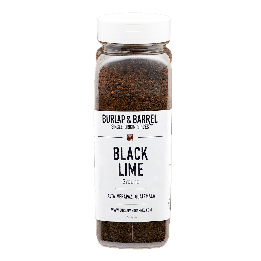 Wholesale Burlap & Barrel Ground Black Lime 16oz- Bulk