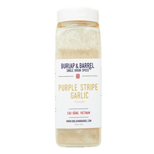 Wholesale Burlap & Barrel Purple Stripe Garlic Powder 24oz- Bulk