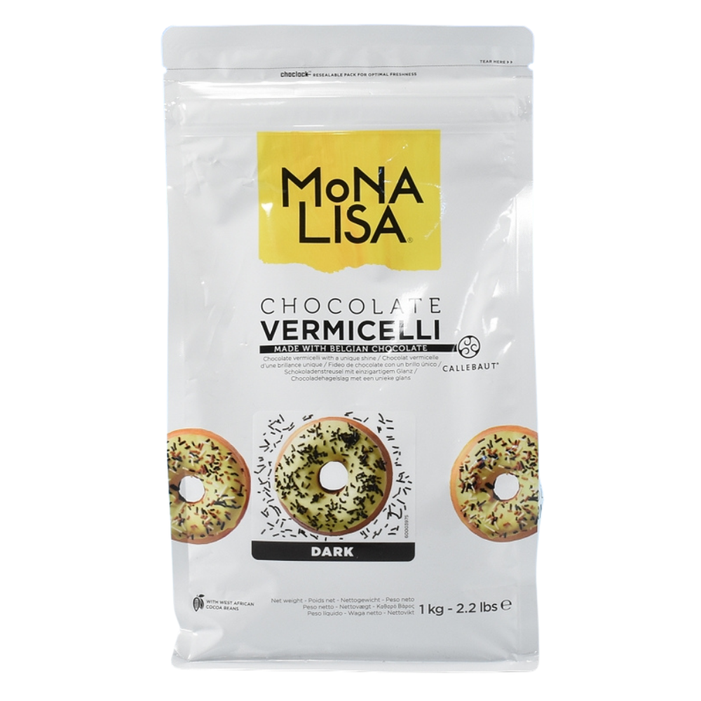 Wholesale Mona Lisa Case Vermicelli Dark Chocolate- Bulk
