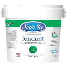 Wholesale Satin Ice Green Vanilla Fondant | 5 lb pail- Bulk