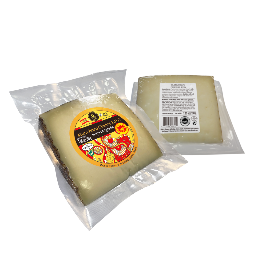 Wholesale Plaza De Espana Manchego 6 Mo 200G- Bulk