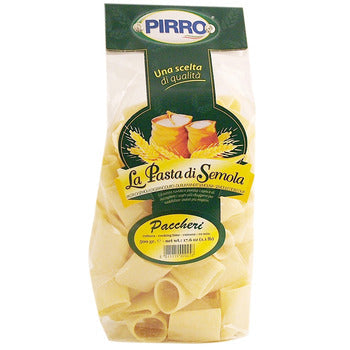 Wholesale Pirro Dried Paccheri Pasta 17.6oz- Bulk
