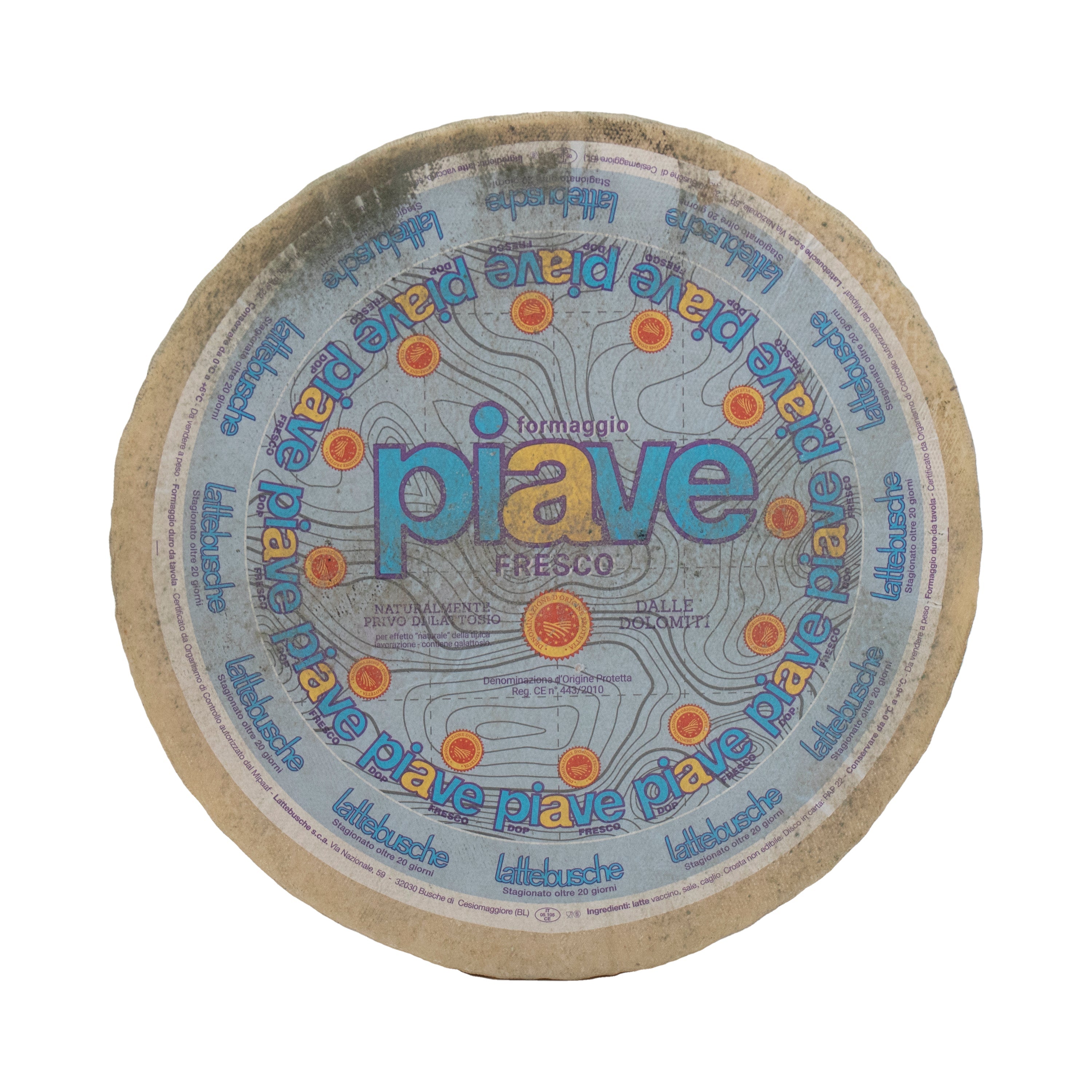 Wholesale Agriform 1-3 Mth Piave Cheese 13lb- Bulk
