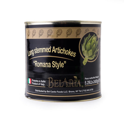Wholesale BelAria Artichokes with Stems 2.4kg- Bulk