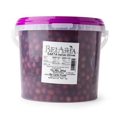 Wholesale BelAria Italian Gaeta Olives 5kg- Bulk