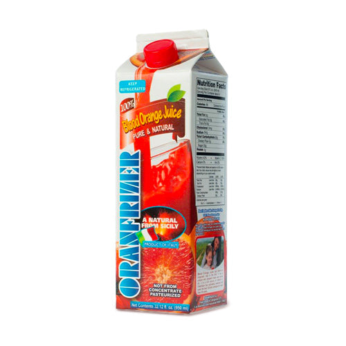 Wholesale Oranfrizer 100% Sicilian Blood Orange Juice- Bulk