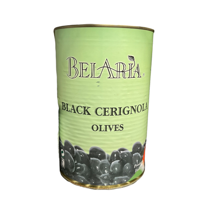 Wholesale BoxNCase Black Cerignola Olives 5.5lb- Bulk