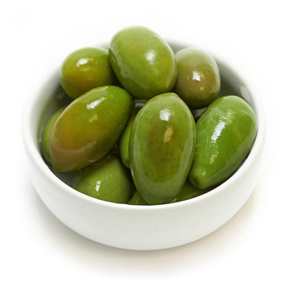 Wholesale Muttenberg Medium Green Cerignola Olives 5.5lb- Bulk