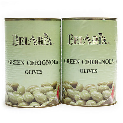 Wholesale Muttenberg Medium Green Cerignola Olives 5.5lb- Bulk