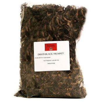 Wholesale BoxNCase Dry Black Trumpet Mushrooms 1lb- Bulk