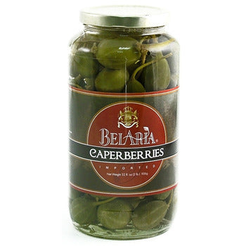 Wholesale BoxNCase Caperberries with Stem 32oz- Bulk