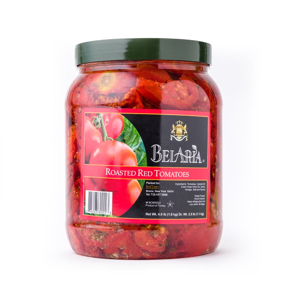 Wholesale BelAria Roasted Red Tomatoes 4lb- Bulk