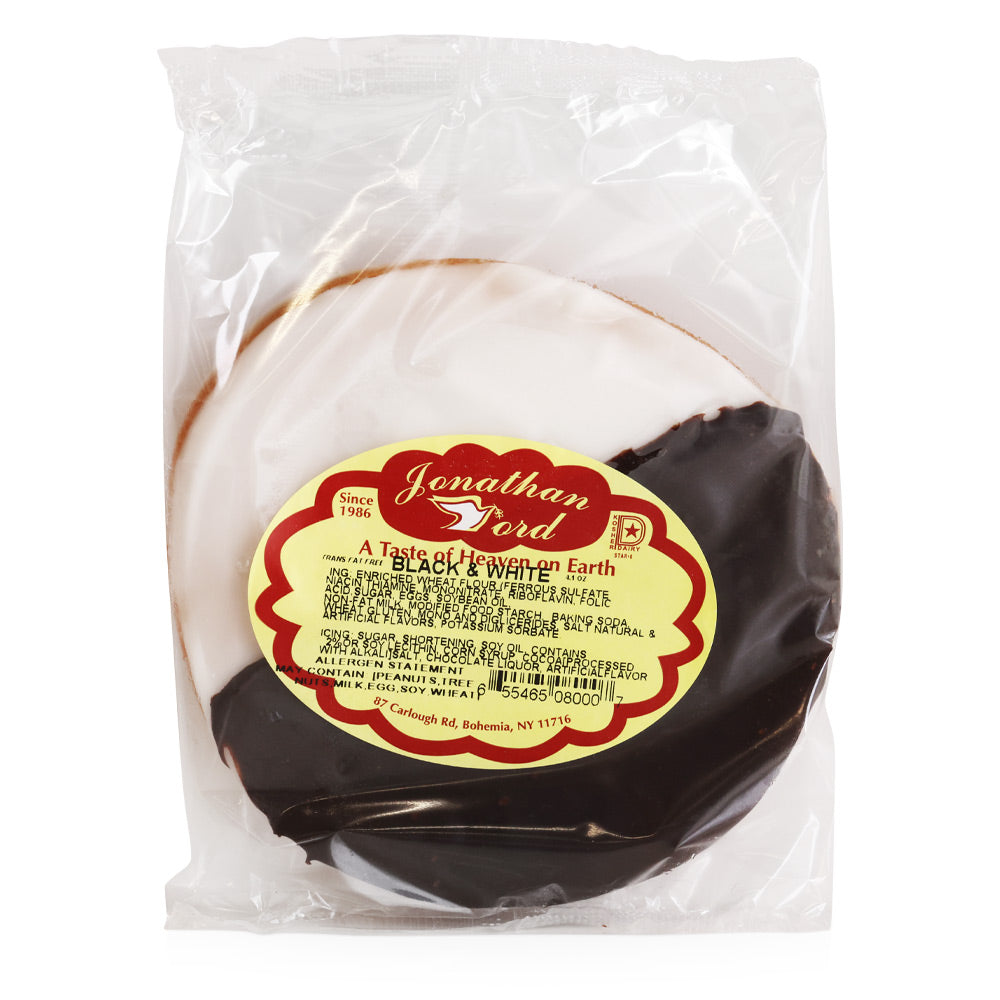 Wholesale Jonathan Lord Case Black & White Cookie 4.4Oz- Bulk