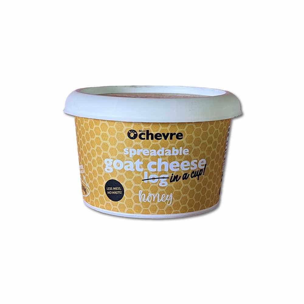 Wholesale Belle Chevre Spread Honey Spreadable Goat Cheese 6 Oz- Bulk