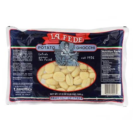 Wholesale La Fede Case Potato Gnocchi- Bulk