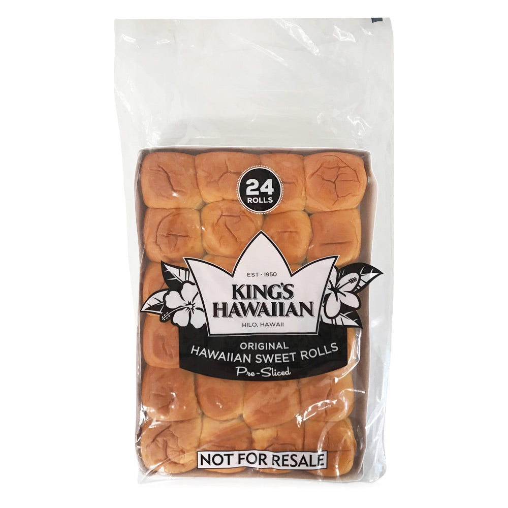 Wholesale Kings Hawaiian Case Sliced Sweet Dinner Slider Roll- Bulk