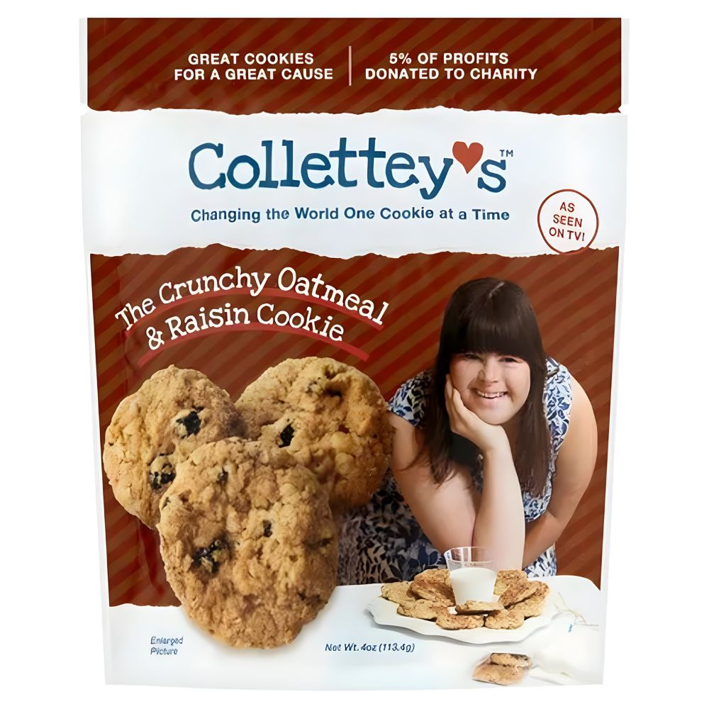 Wholesale Collettey'S Oatmeal And Raisin Crunchy Cookie | 4 oz bags- Bulk