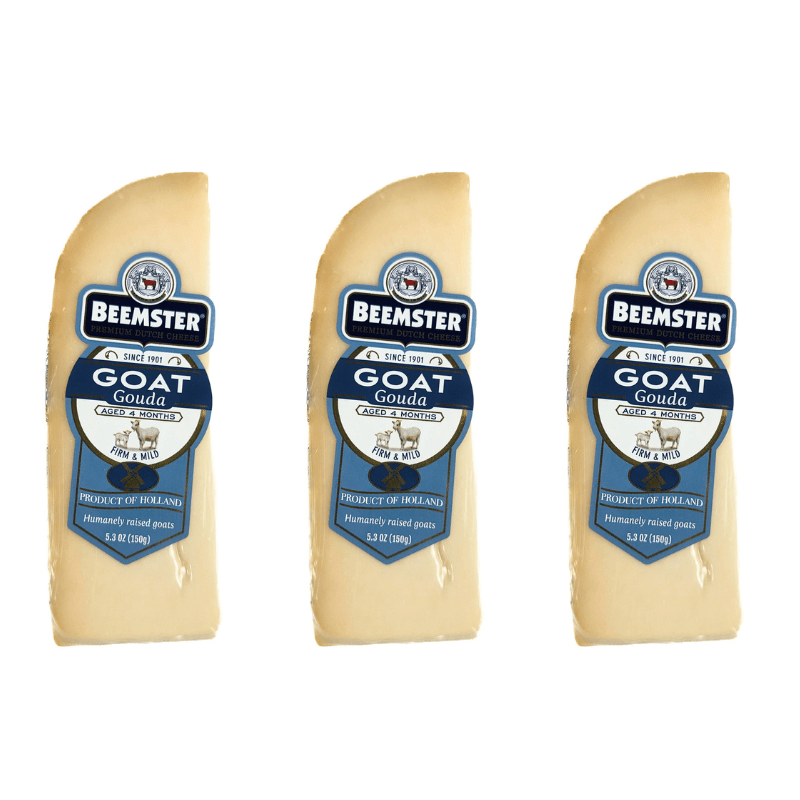 Wholesale Beemster Goat Gouda Cheese Precut 5.3 oz- Bulk
