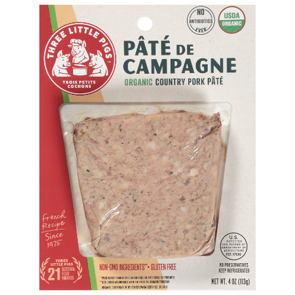 Wholesale Les Trois Organic Pate De Campagne- Bulk