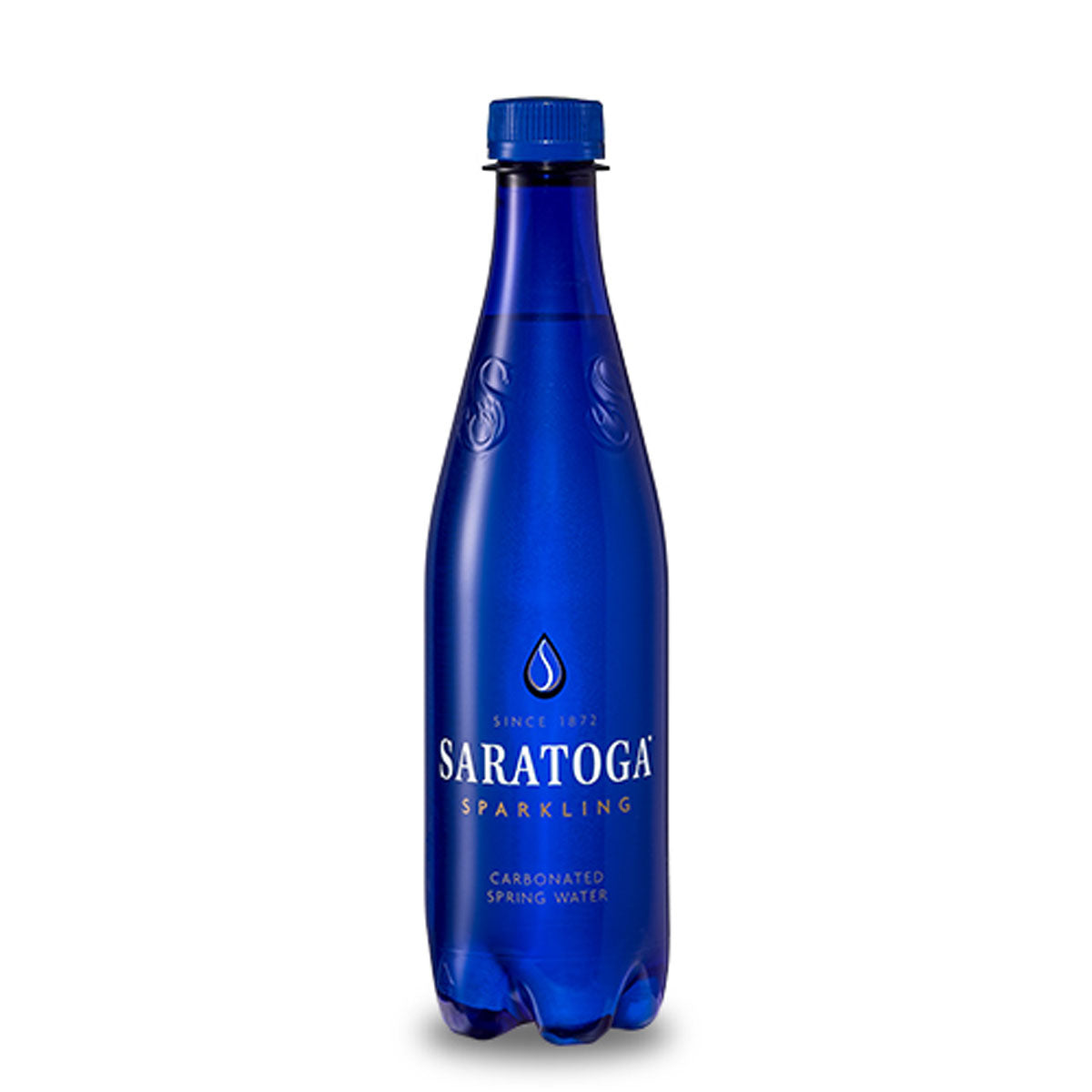 Wholesale Saratoga Sparkling Water In Blue Plastic 16 Oz Bottle- Bulk
