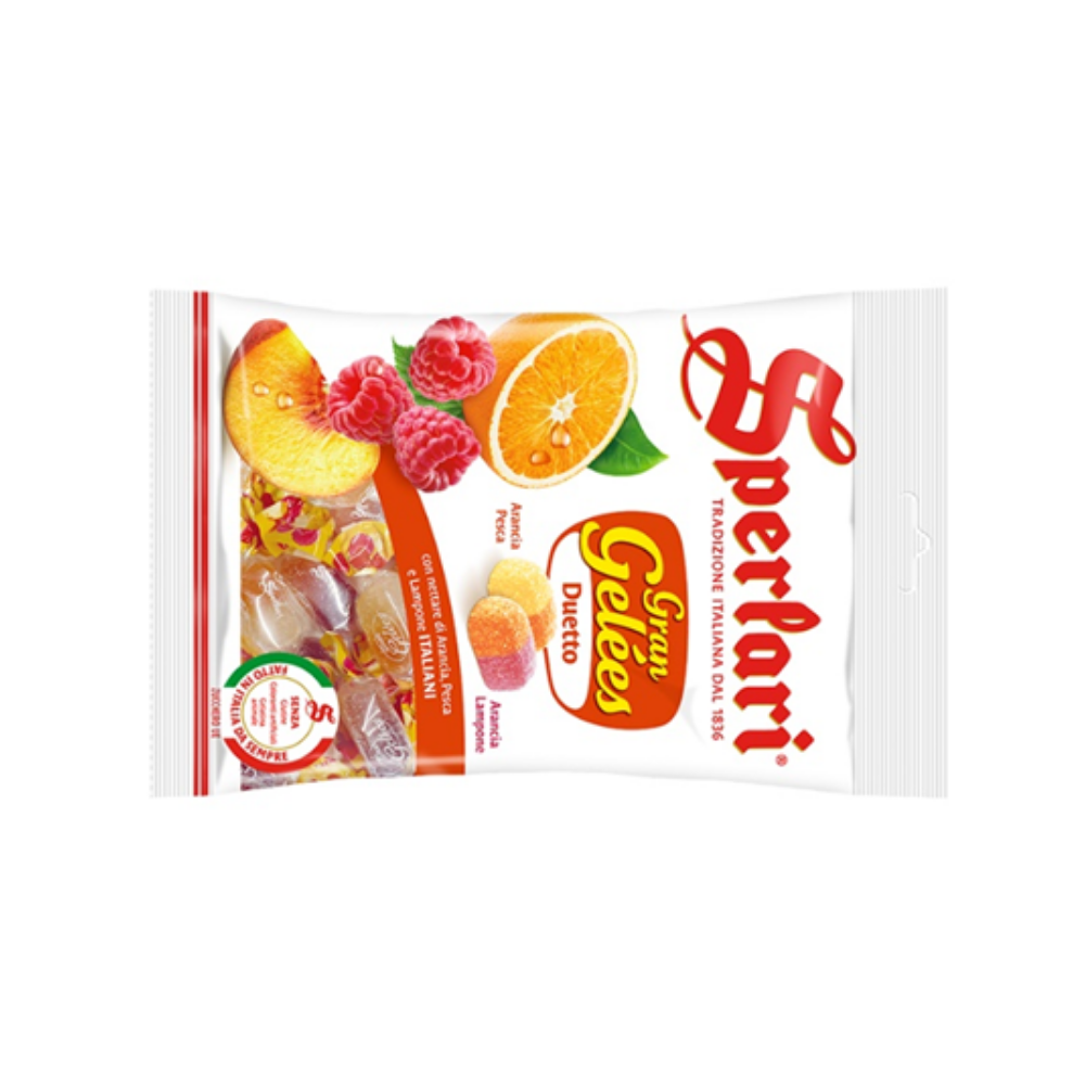 Wholesale Sperlari Bi-Flavored Jelly Duetto Candies | 4.05 oz- Bulk