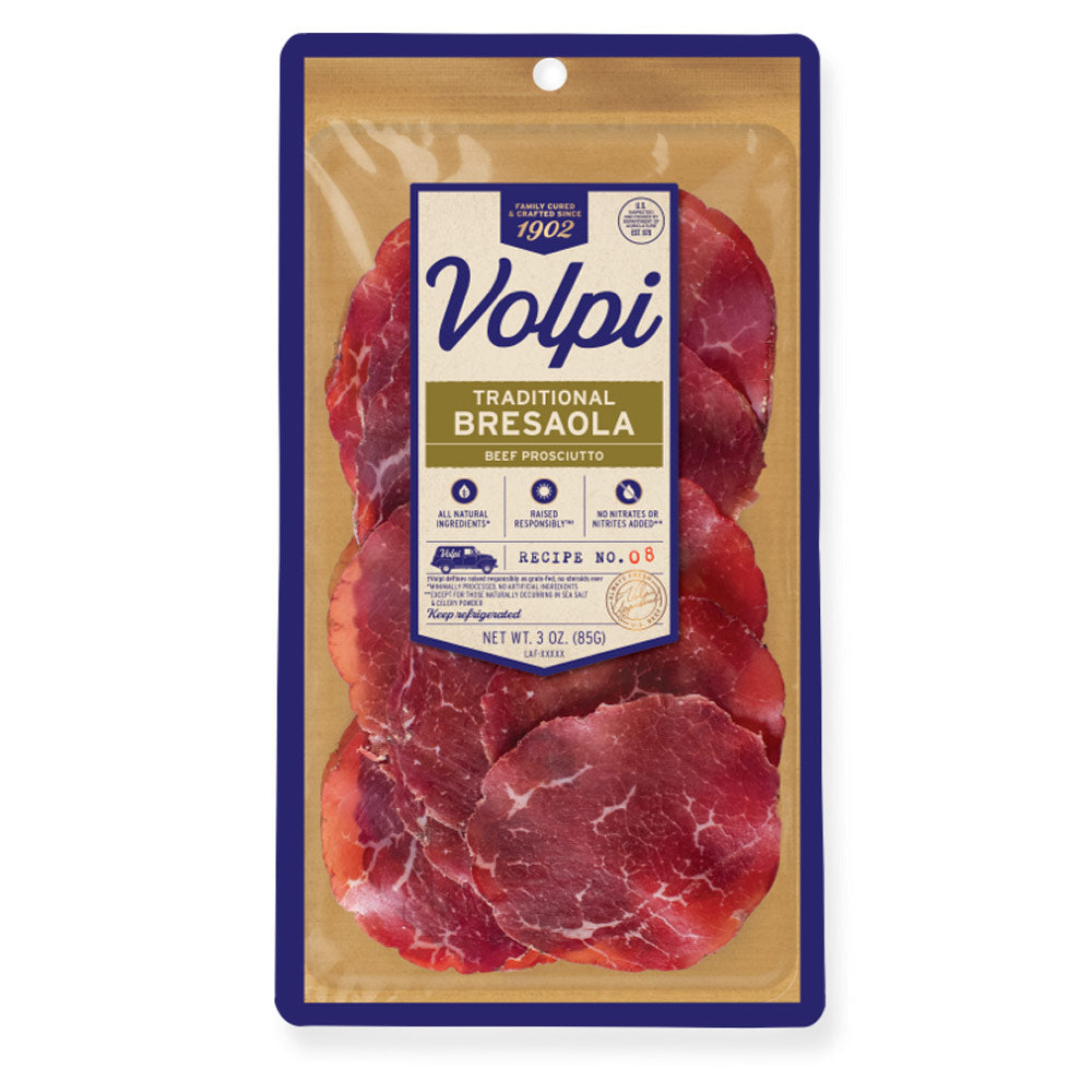 Wholesale Volpi Case Pre-Sliced Bresoala- Bulk
