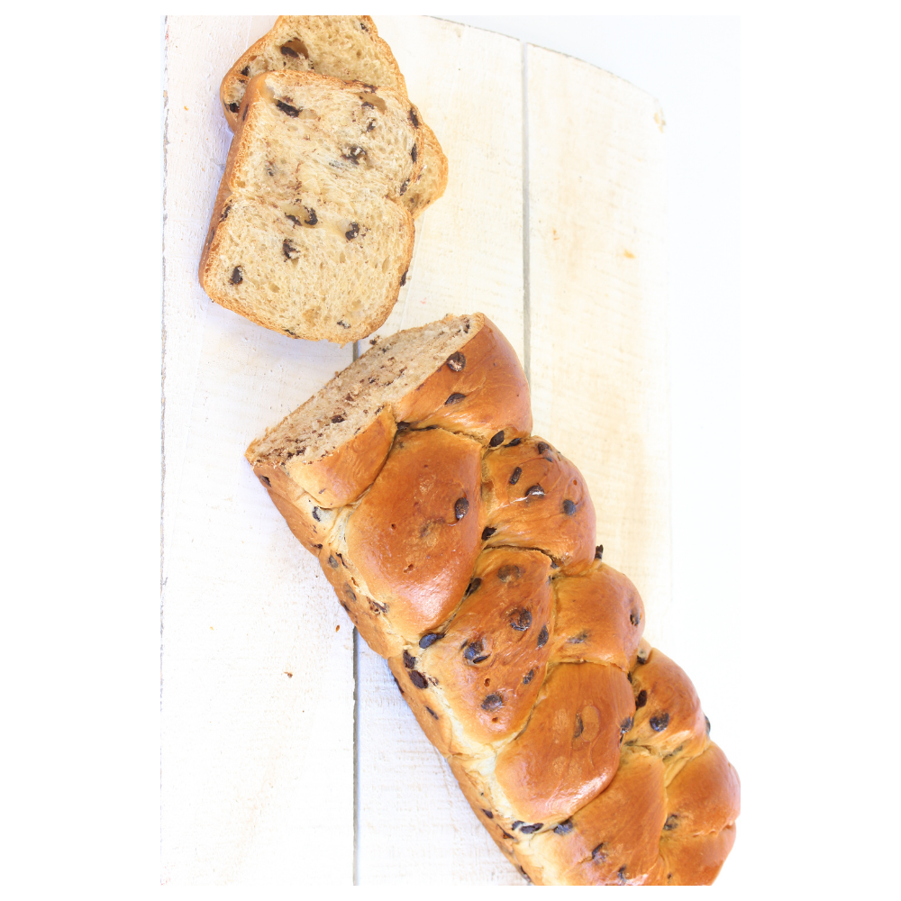 Wholesale Le Chic Chocolate Chip Hand Braided Brioche | 1 lb- Bulk