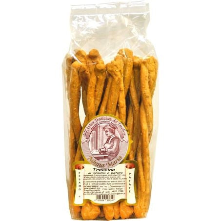 Wholesale Nonna Maria Case Treccine Sesame Taralli Sticks- Bulk