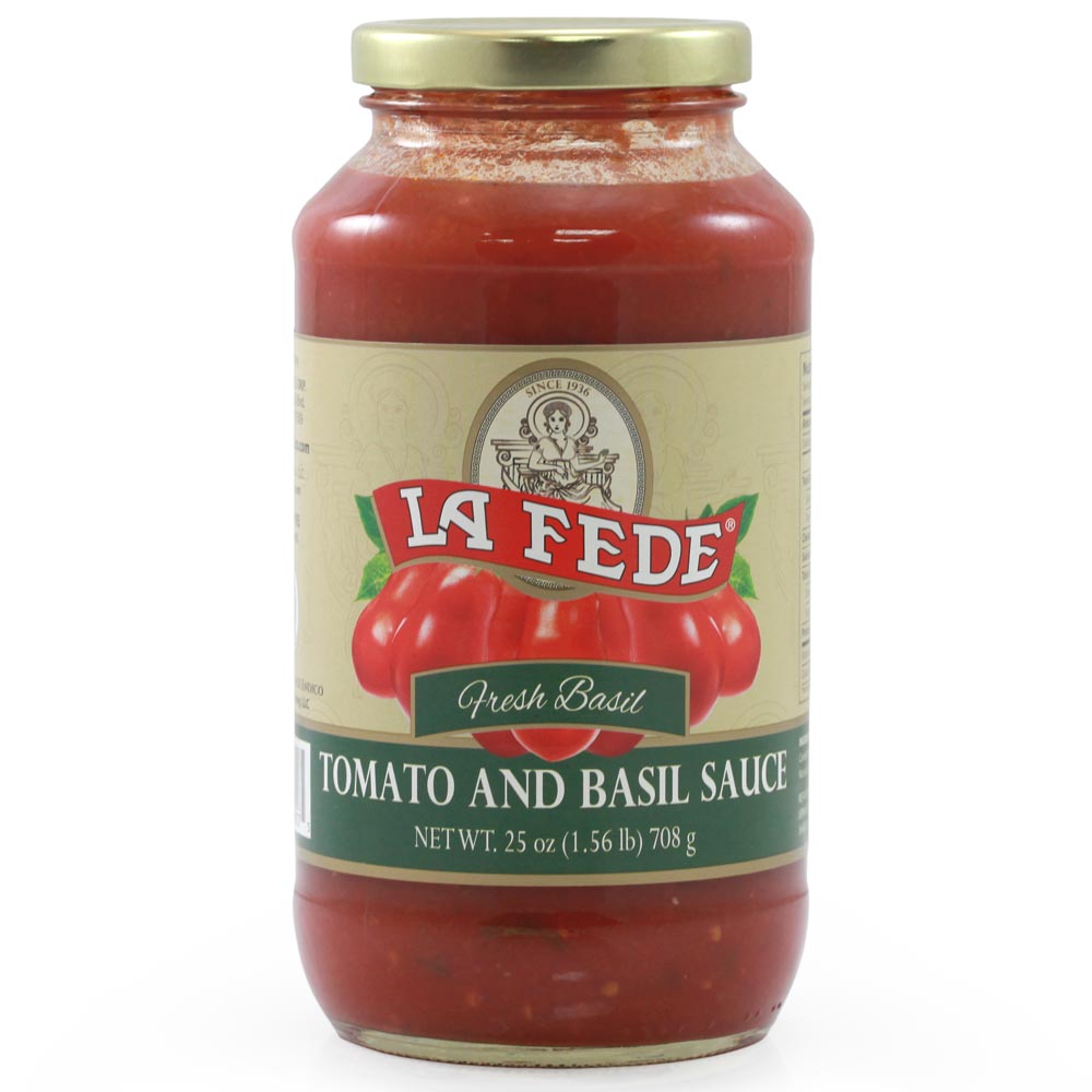 Wholesale La Fede Case Tomato Basil Pasta Sauce- Bulk
