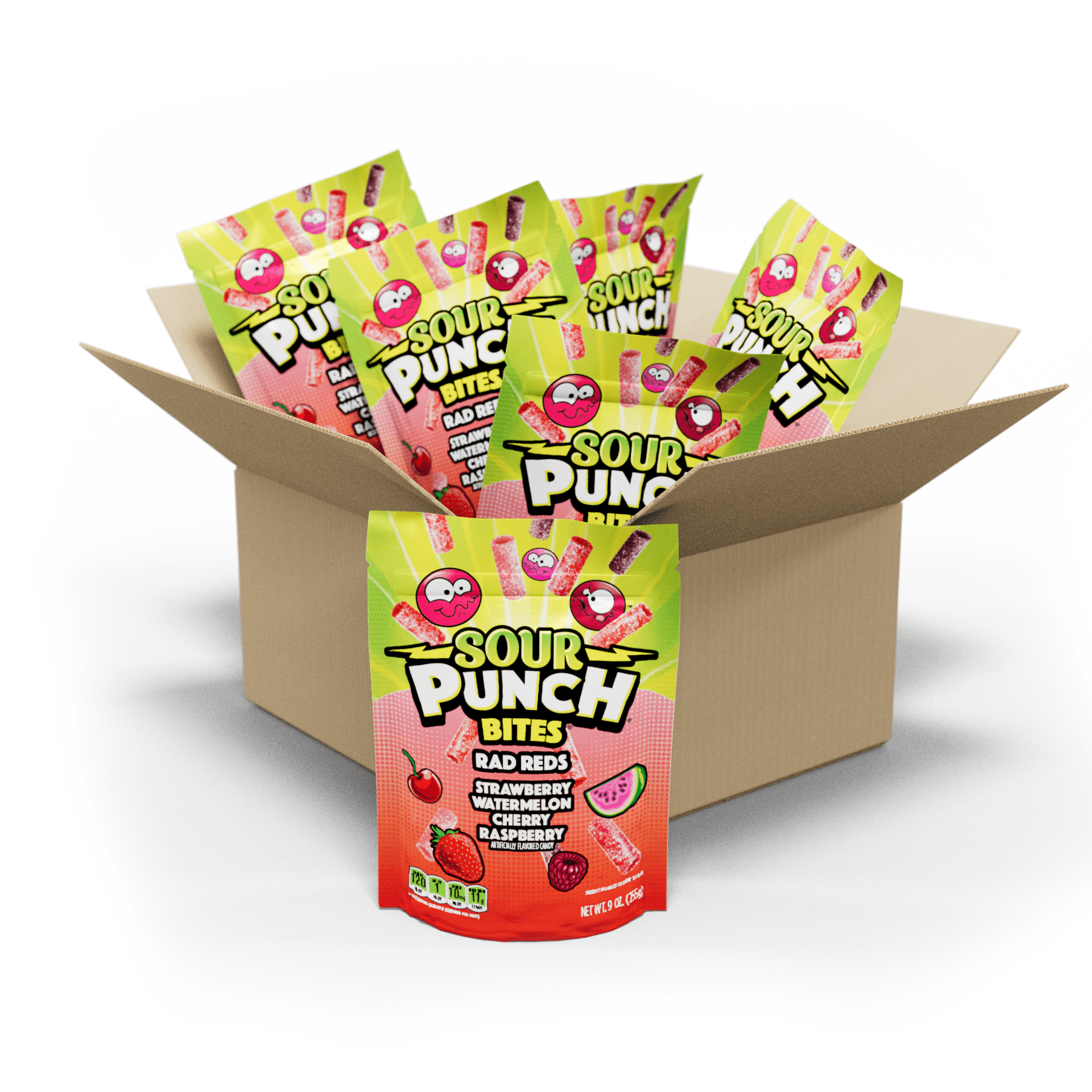 Wholesale Sour Punch Bites® Rad Red Candy Flavors 9oz- Bulk