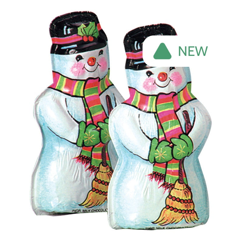 Wholesale Madelaine Milk Chocolate Semi Sold Snowman 1.5 Oz- Bulk