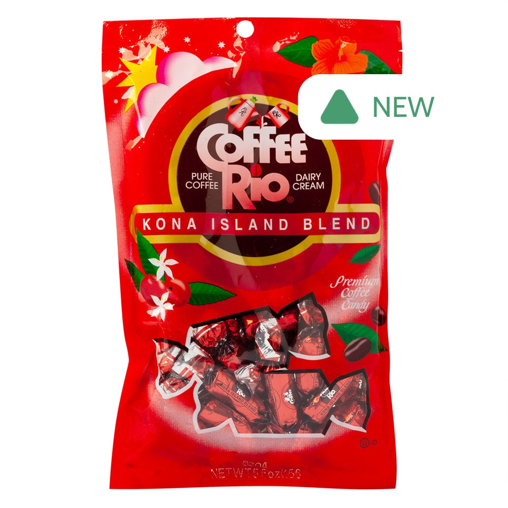 Wholesale Coffee Rio Kona Island Blend Premium Coffee Candy 5.5 Oz Peg Bag *Sf Dc Only*- Bulk