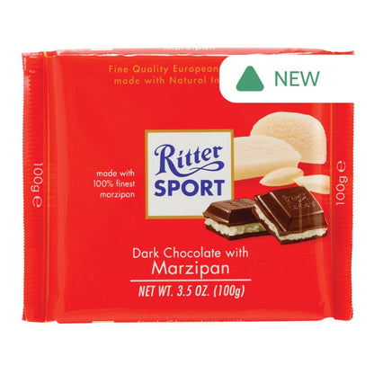 Wholesale Ritter Sport Dark Chocolate With Marzipan 3.5 Oz Bar- Bulk