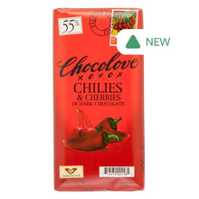 Wholesale Chocolove Chilies And Cherries In Dark Chocolate 3.2 Oz Bar- Bulk